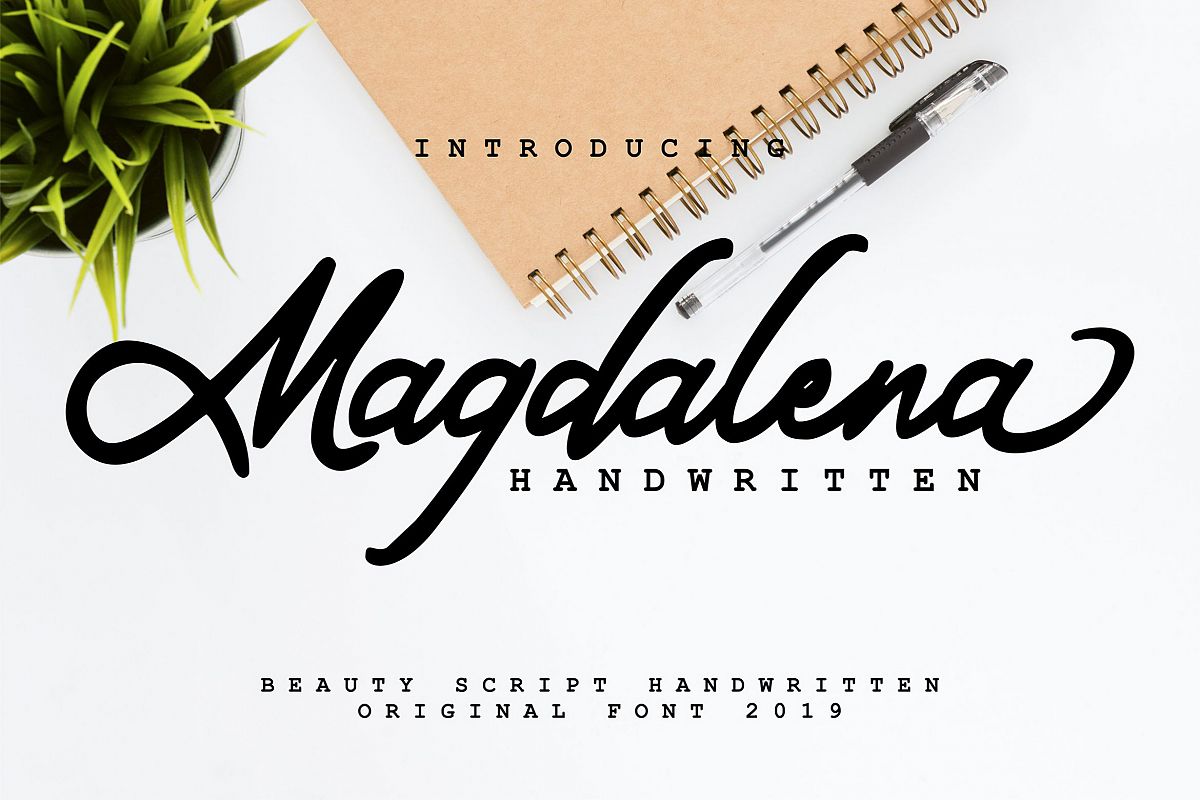 Magdalena | Beauty Script Handwritten example image 1
