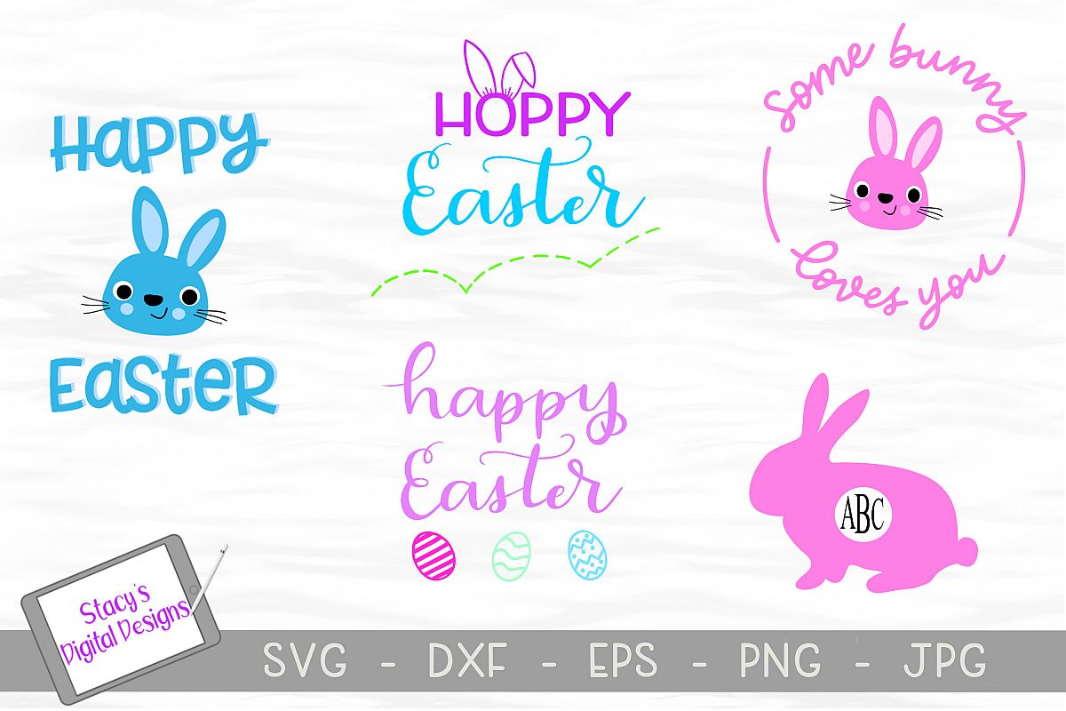 Download Easter SVG Bundle- Includes 5 Easter SVG designs (216244 ...