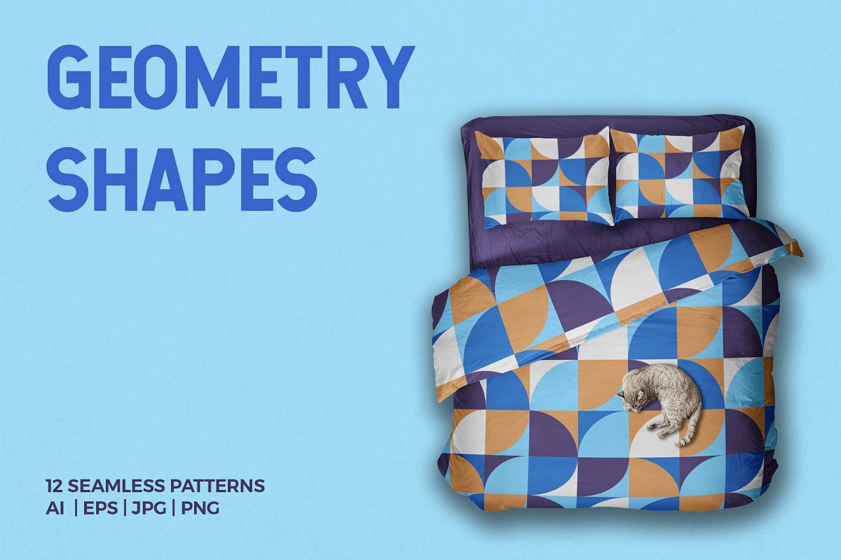 Geometric Shapes Patterns example image 1