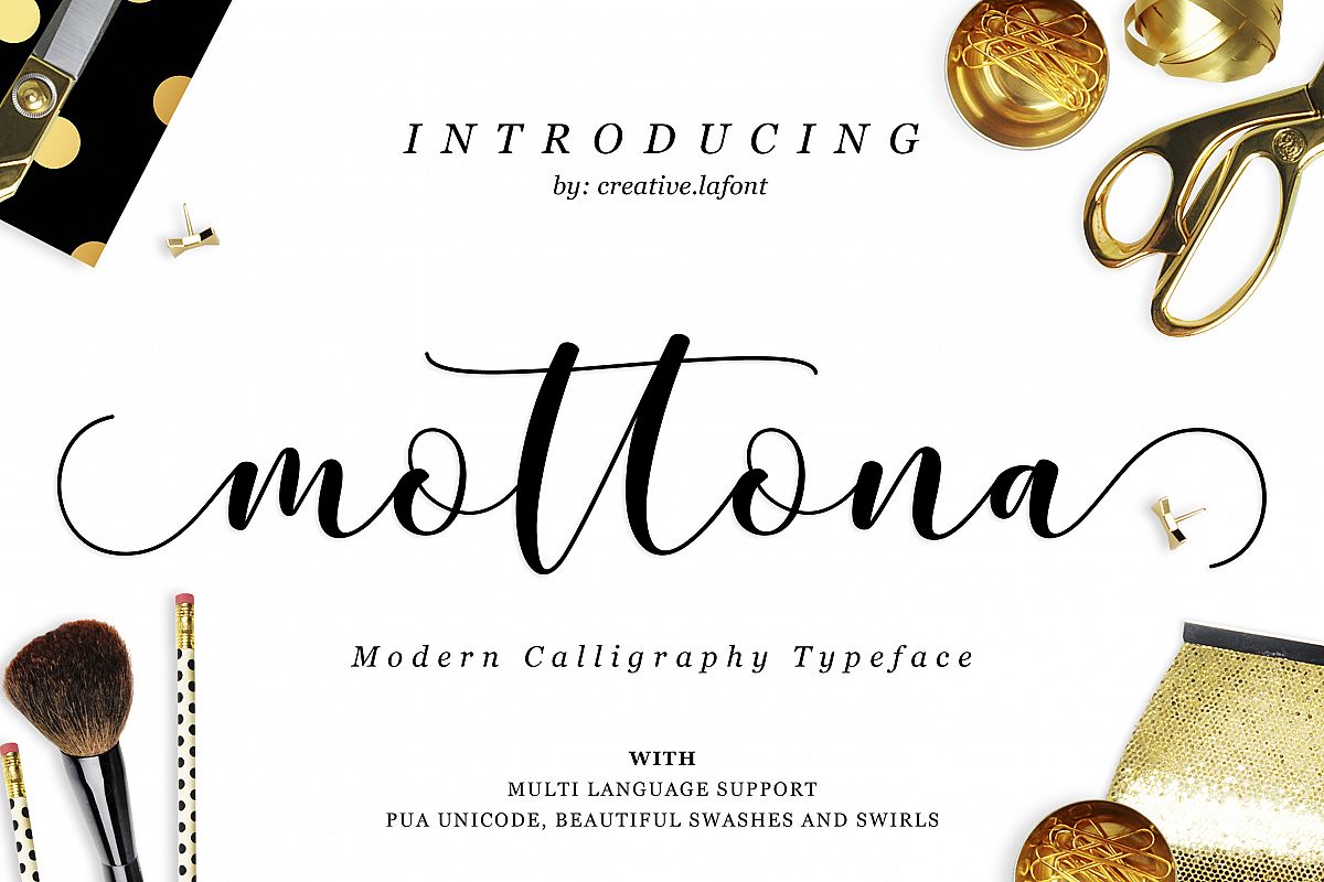 Mottona Script example image 1