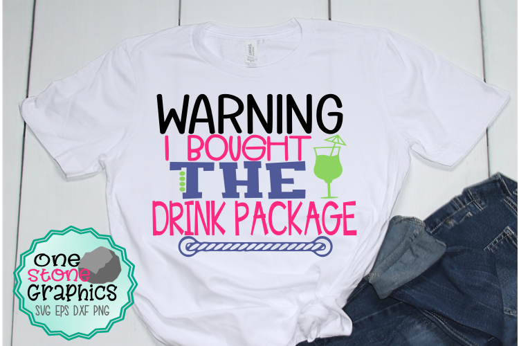 Cruise svg,I bought the drink package svg,cruising svg, example image 1