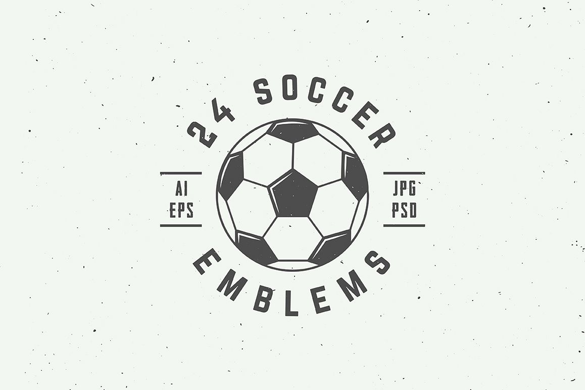 24 soccer emblems example image 1
