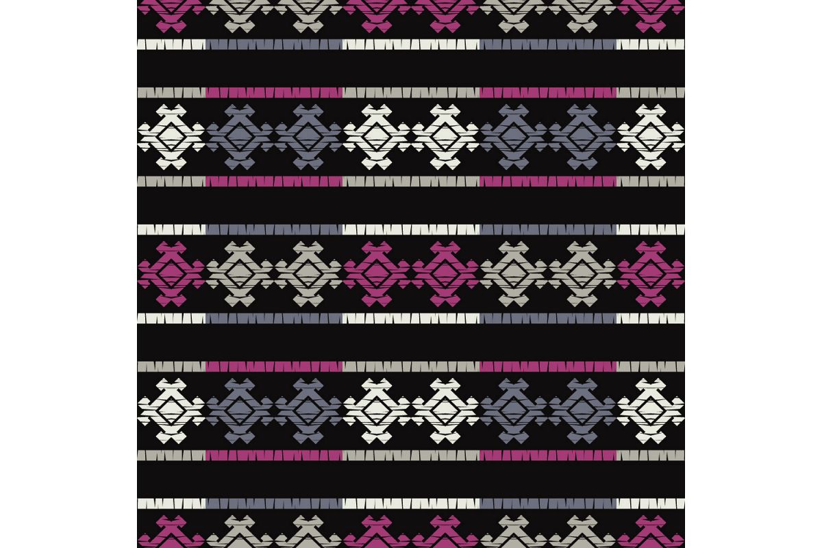 Ethnic boho ornament. Set of 10 seamless patterns. example image 1