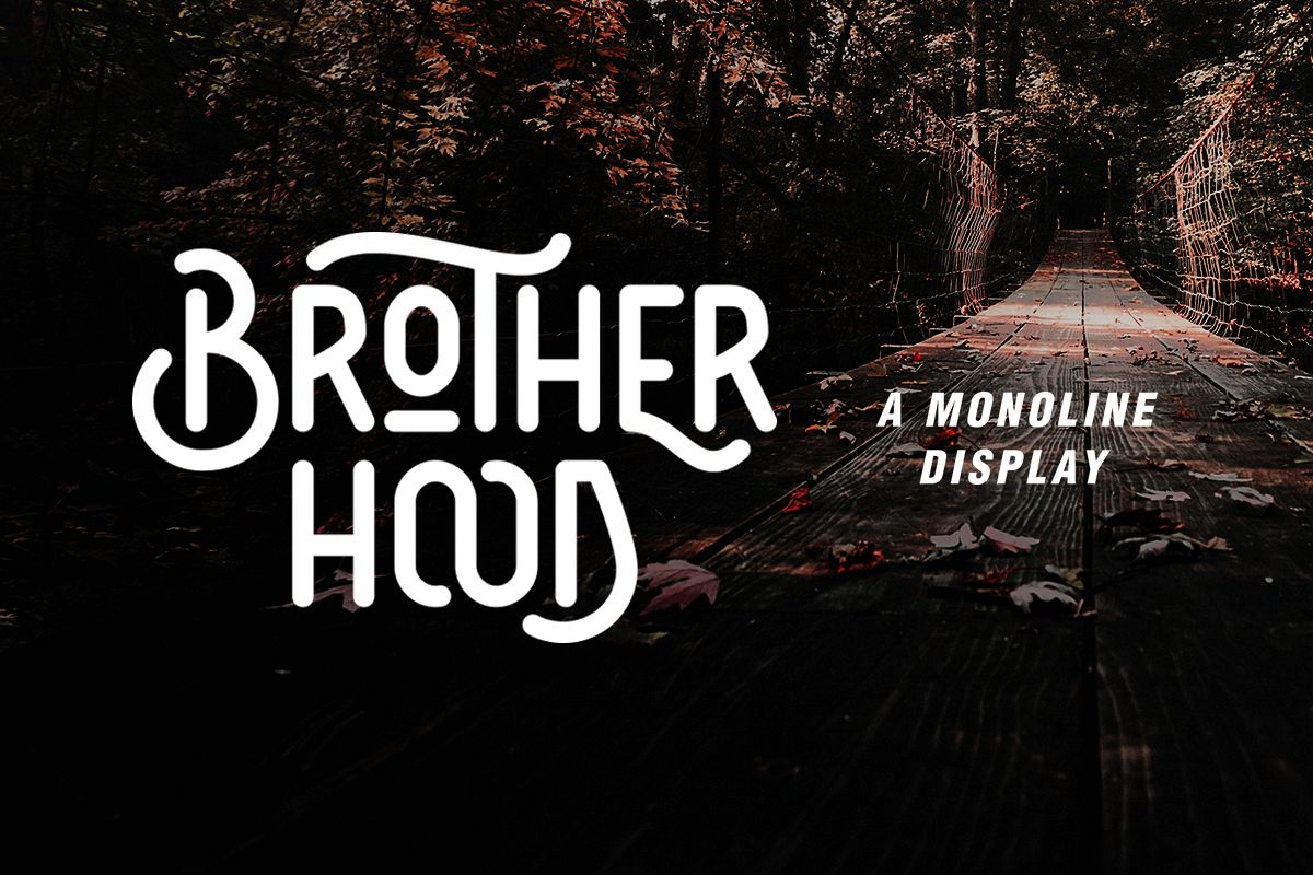 Brotherhood - Monoline Display example image 1