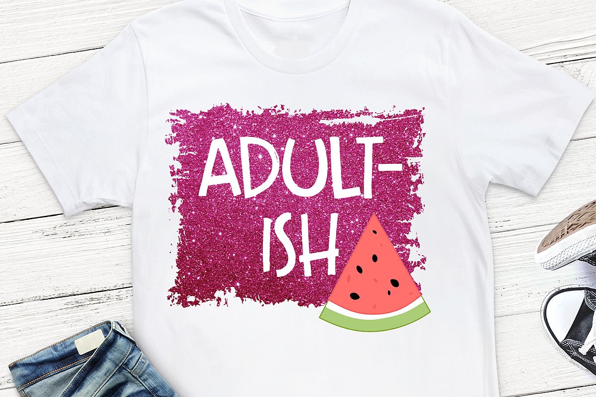 Adult-ish Sublimation Design, example image 1