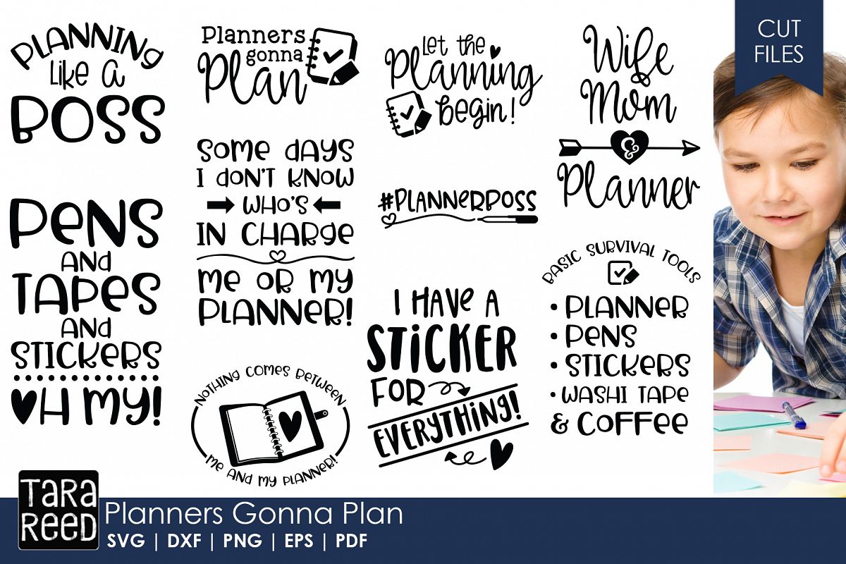 Download Planners Gonna Plan - Planning SVG Files for Crafters ...