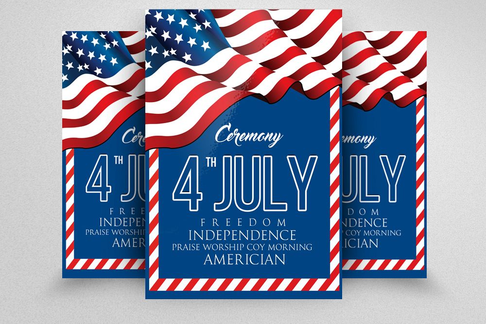 American Independence Day Flyer example image 1