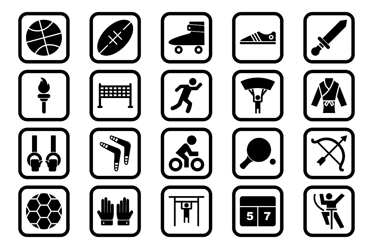 Set Of Sports And Game Icons example image 1