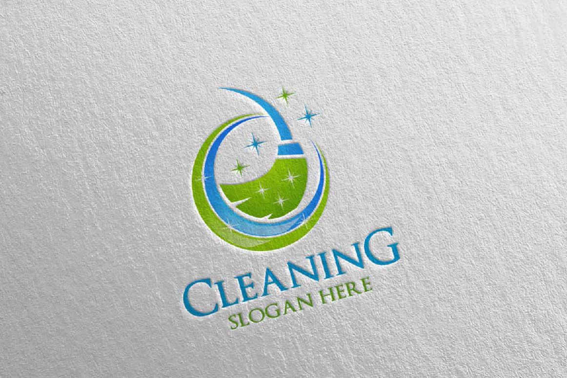 Cleaning Service Vector Logo example image 1