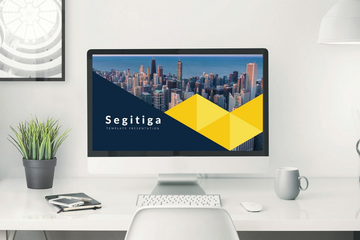 Segitiga Keynote Template example image 1