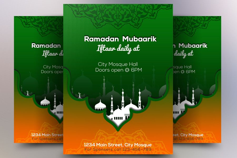 Ramadan Iftar Flyer example image 1