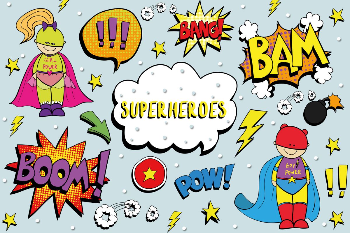 Superheroes example image 1