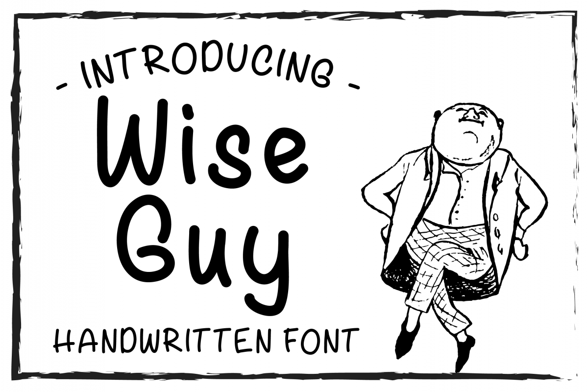 Wise Guy Sans Serif Font example image 1