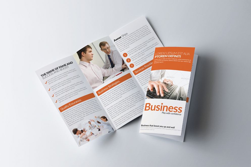 Business Solution Trifolde Brochure example image 1