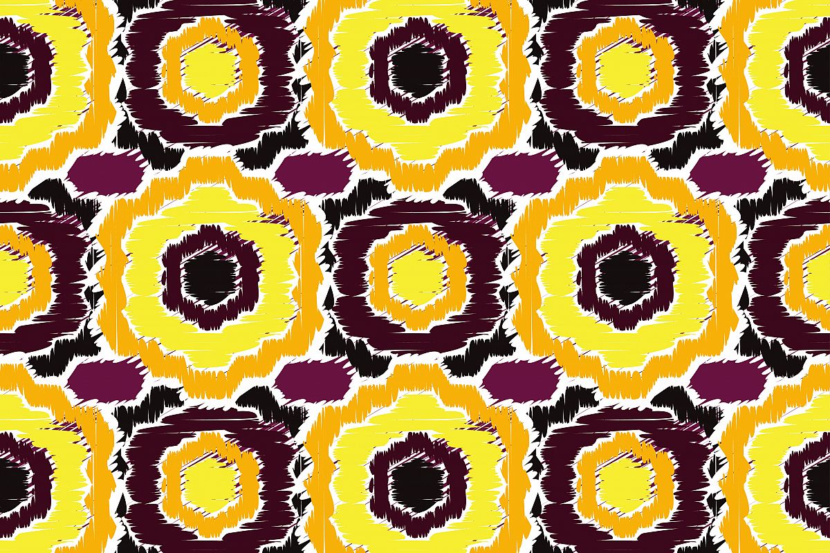 Ethnic boho seamless pattern. Retro motif. Vector illustration. example image 1