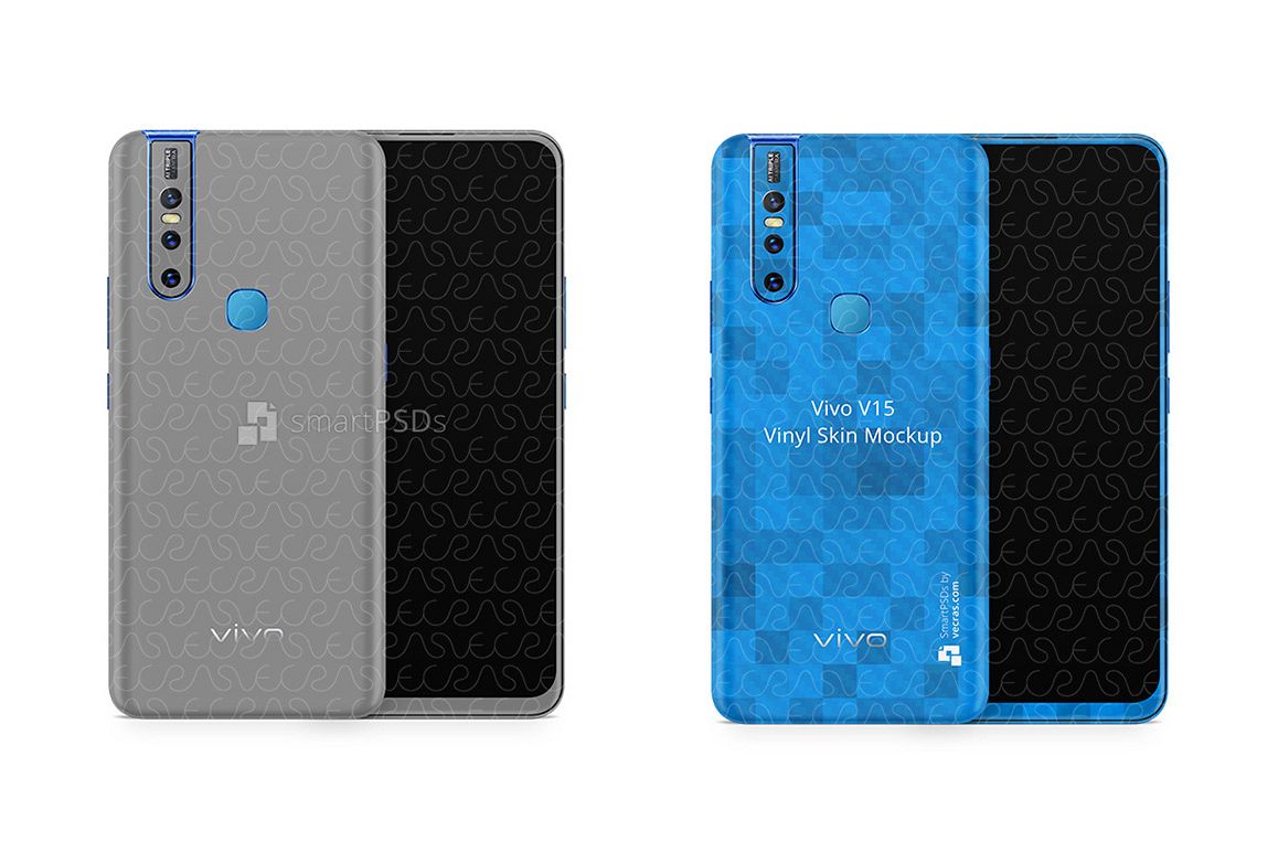 Vivo V15 Vinyl Skin Design Mockup 2019 example image 1