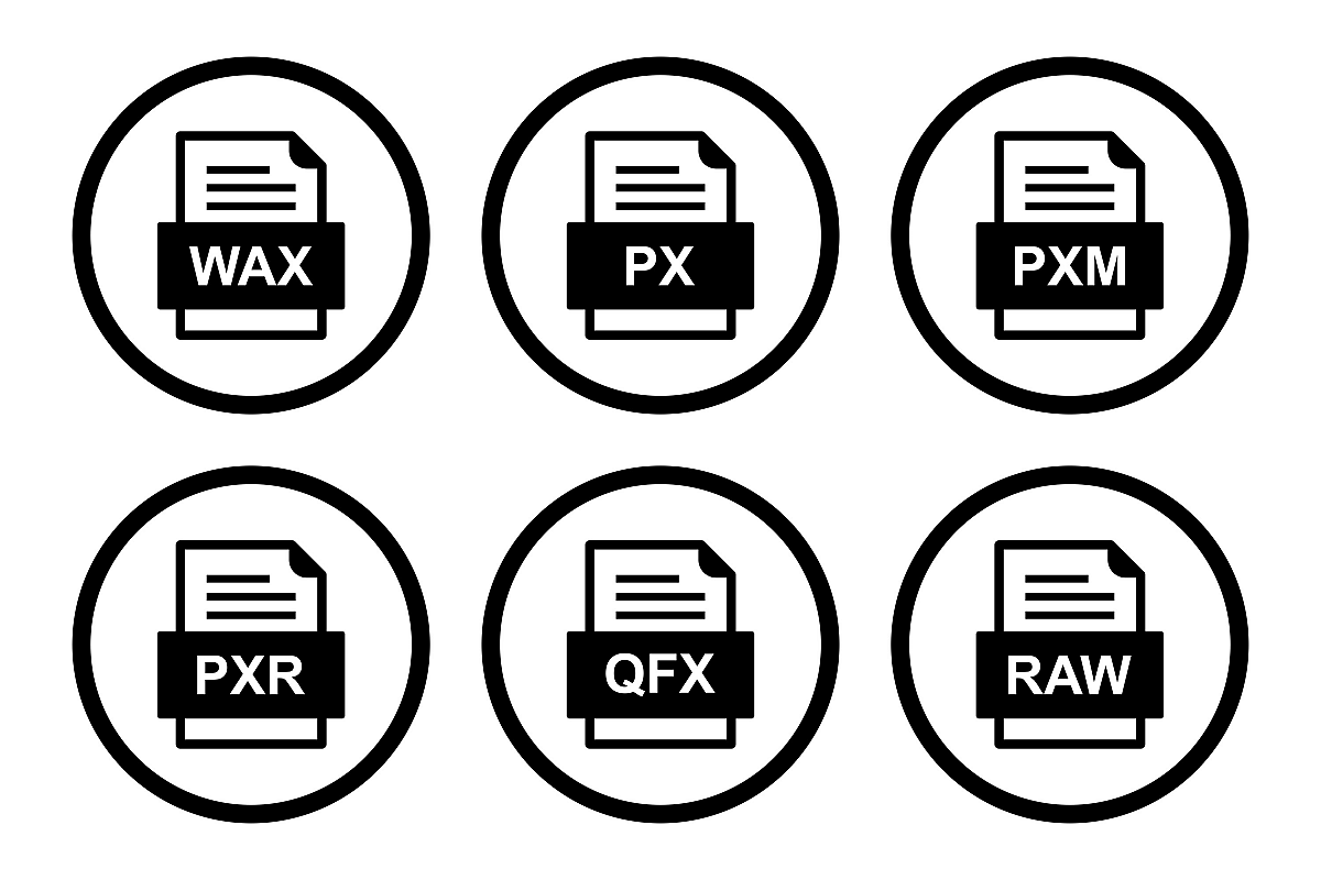 Set Of File Formats Icons example image 1
