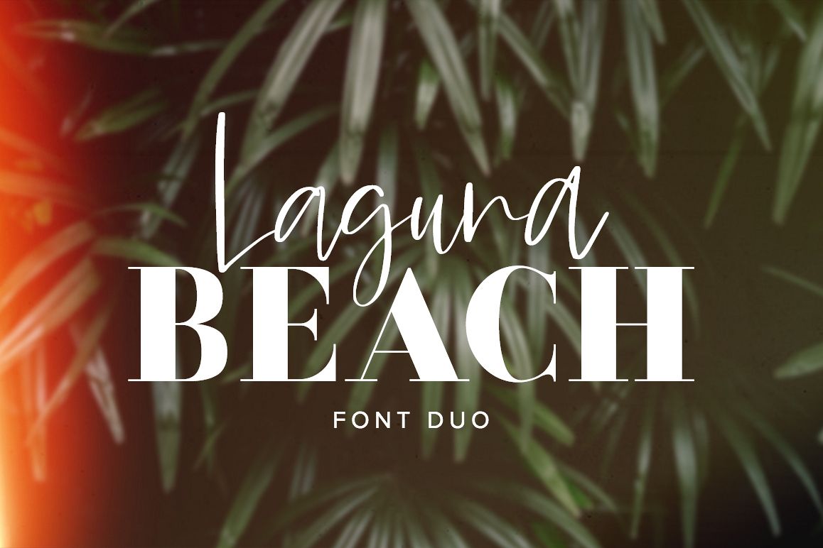 Laguna Beach Font Duo example image 1