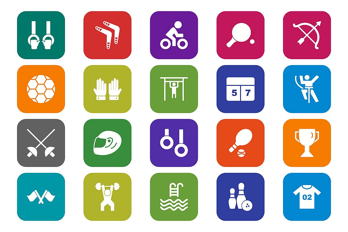 Set Of Sports And Game Icons example image 1