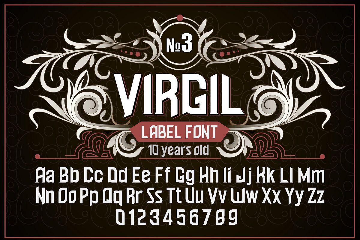 Vintage otf font