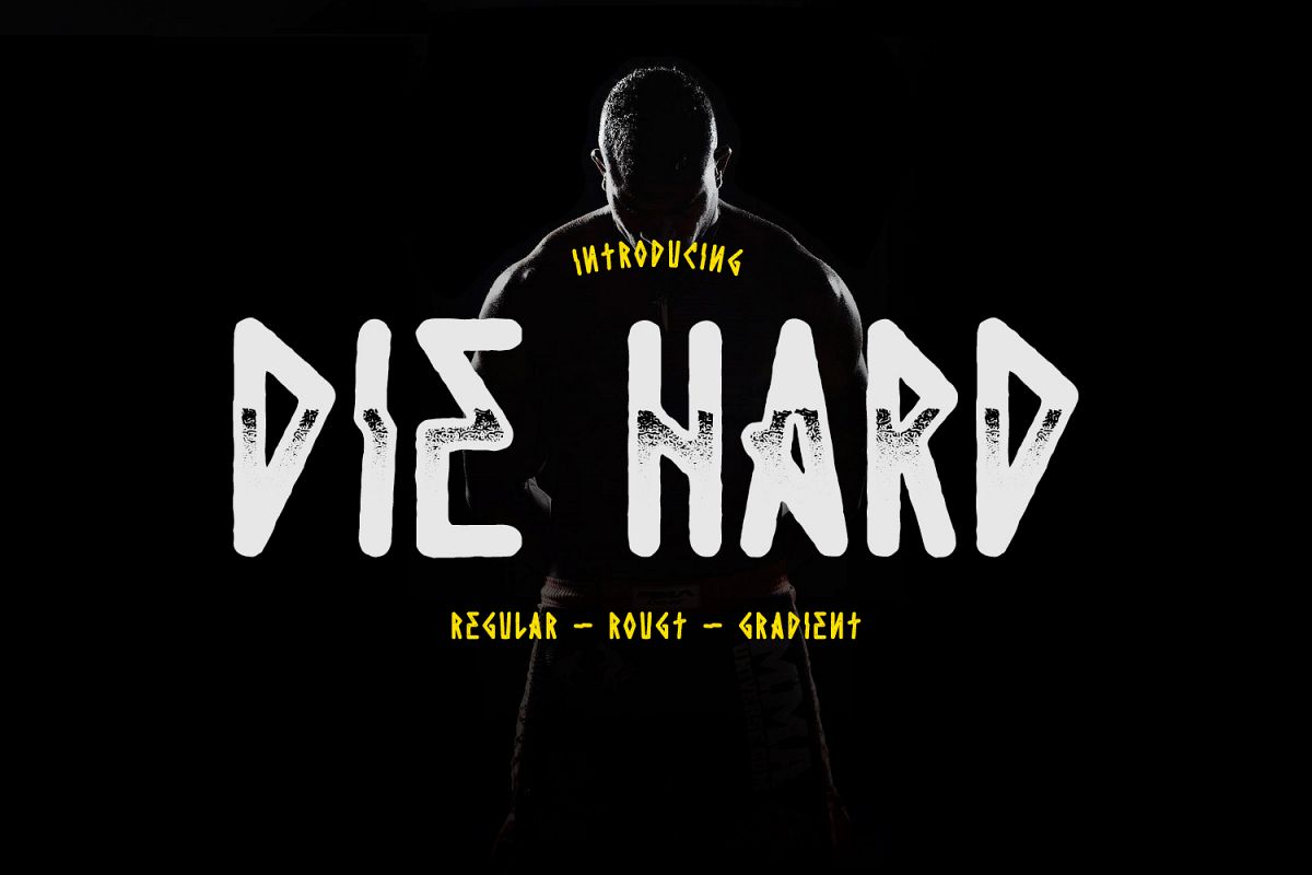 Die Hard Typeface example image 1