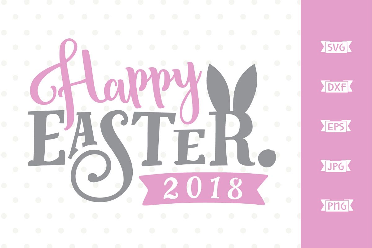 Happy Easter SVG file