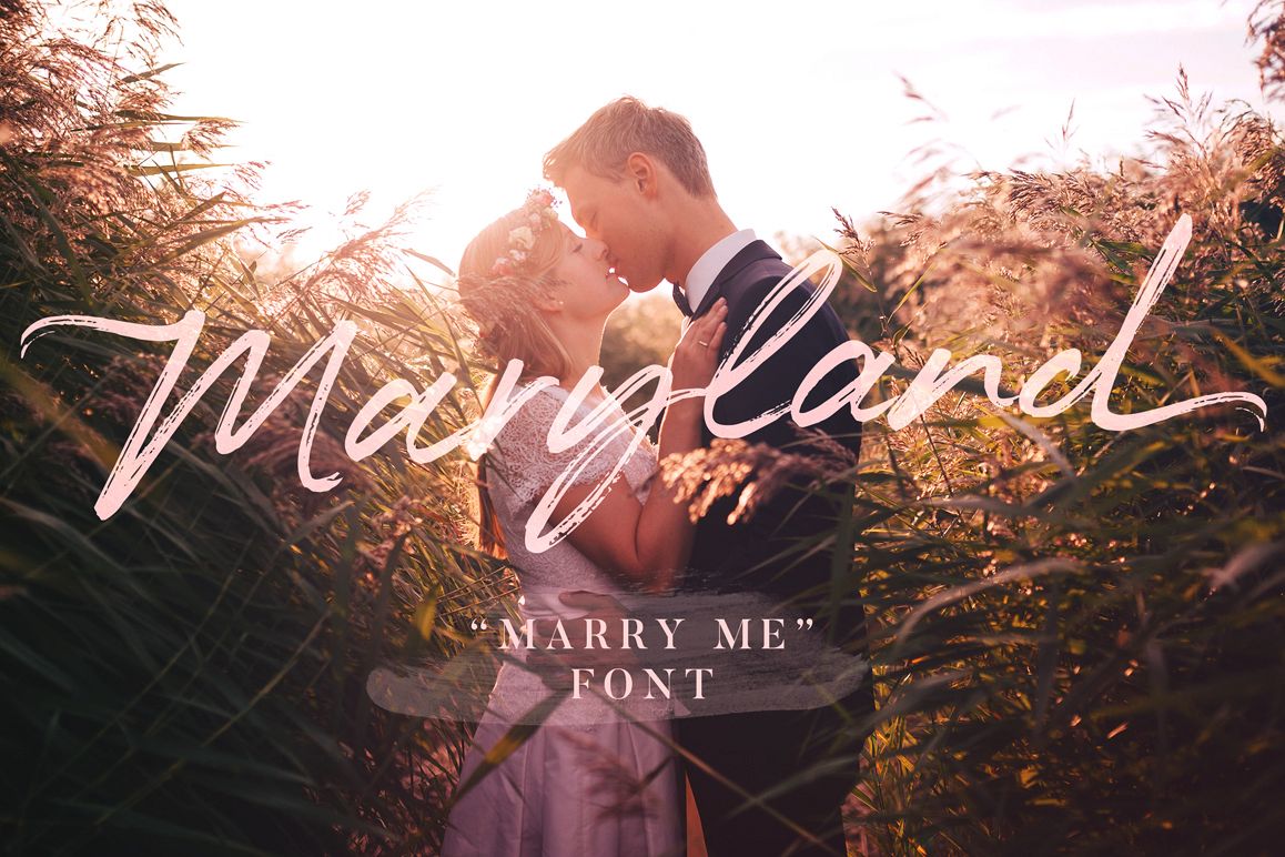 Maryland Wedding Font example image 1