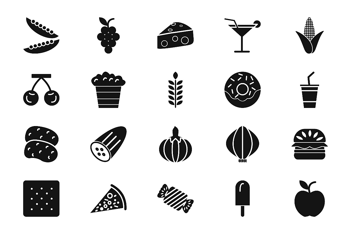 Set Of Food Icons example image 1