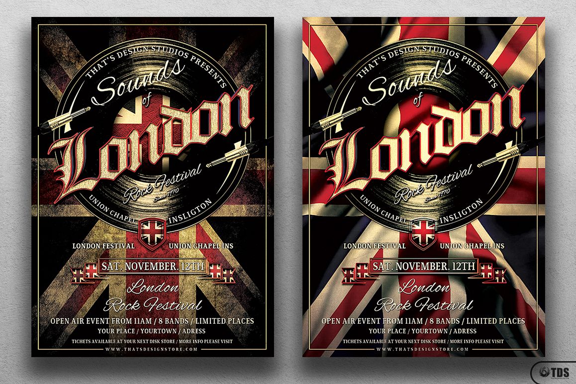 Sounds of London Flyer Template example image 1