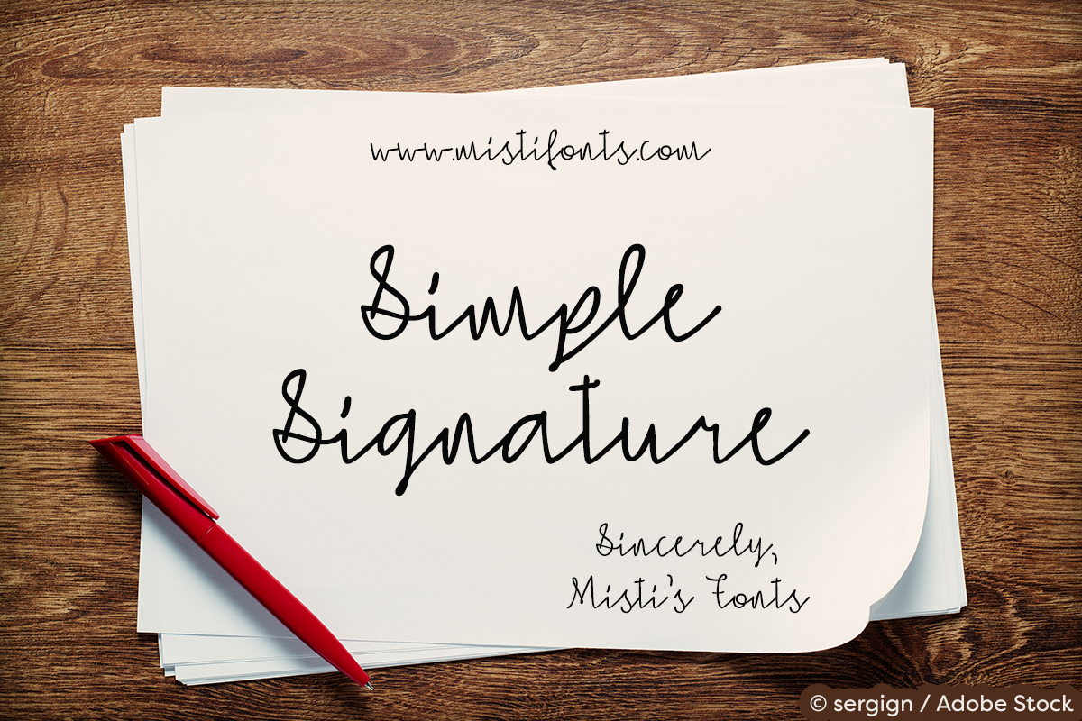 Simple Signature example image 1