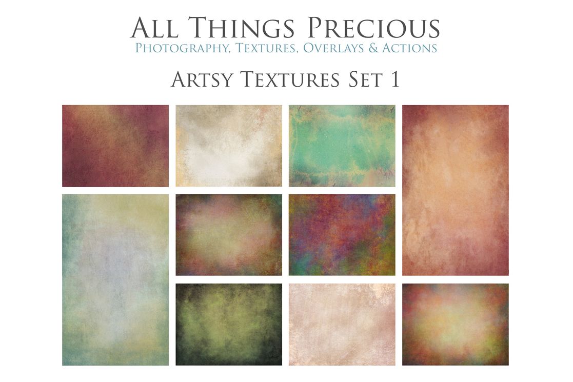10 Fine Art Artsy Textures SET 1 example image 1