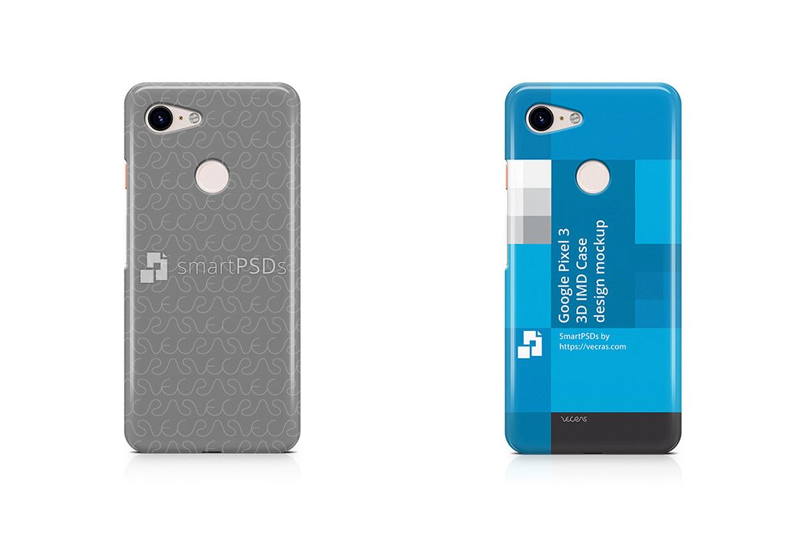 Google Pixel 3 3d IMD Case Design Mockup 2018 example image 1