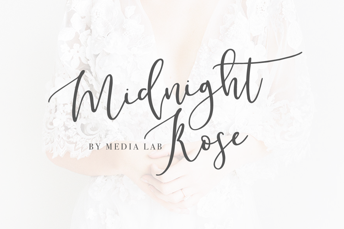Midnight Rose Script example image 1