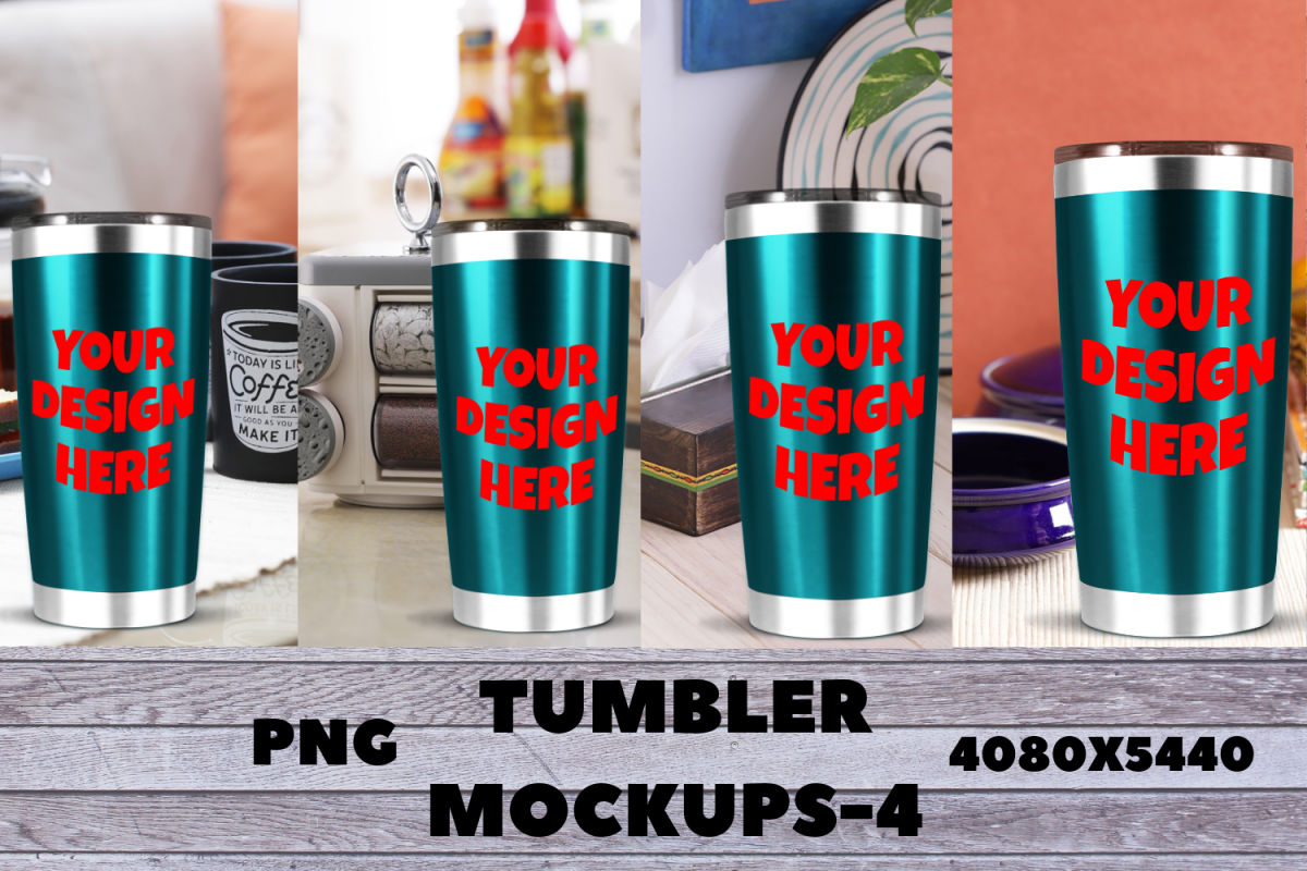 Download Tumbler Mockups With Kitchen Background|PNG (208797) | Mock Ups | Design Bundles