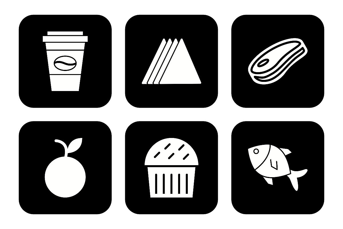 Set Of Food Icons example image 1