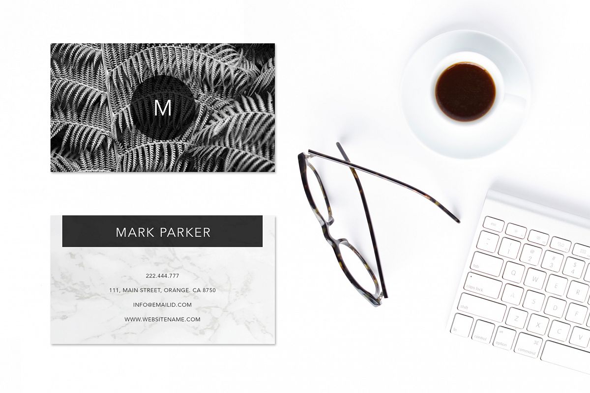 Modern Pattern Texture Beautiful Professional Art Business Card example image 1