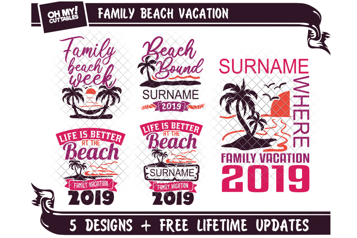 Family Beach Vacation Svg In Svg Dxf Png Eps Jpg