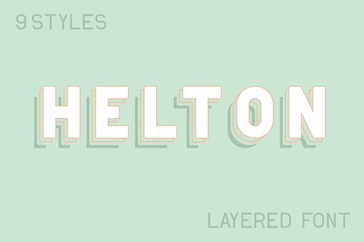 Helton Typeface example image 1
