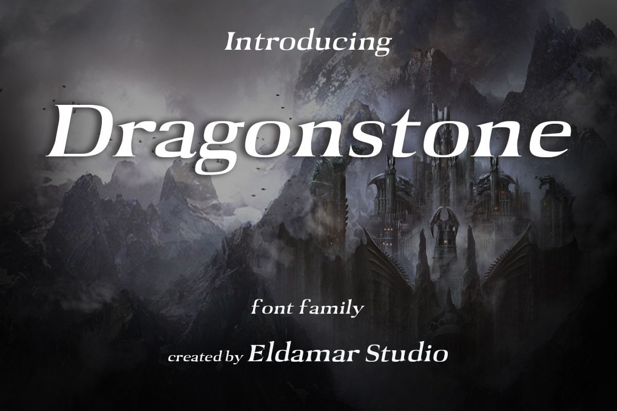 Dragonstone Font example image 1