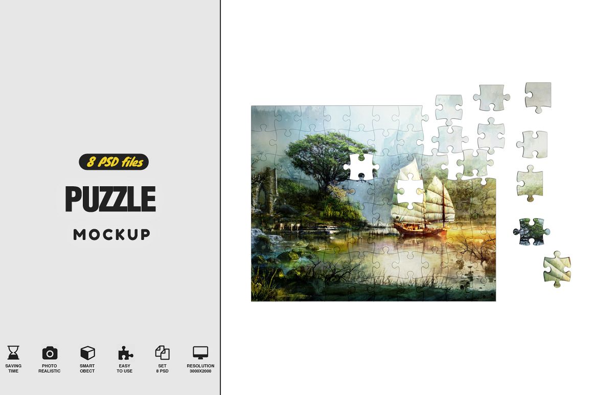 Puzzel Mockup example image 1