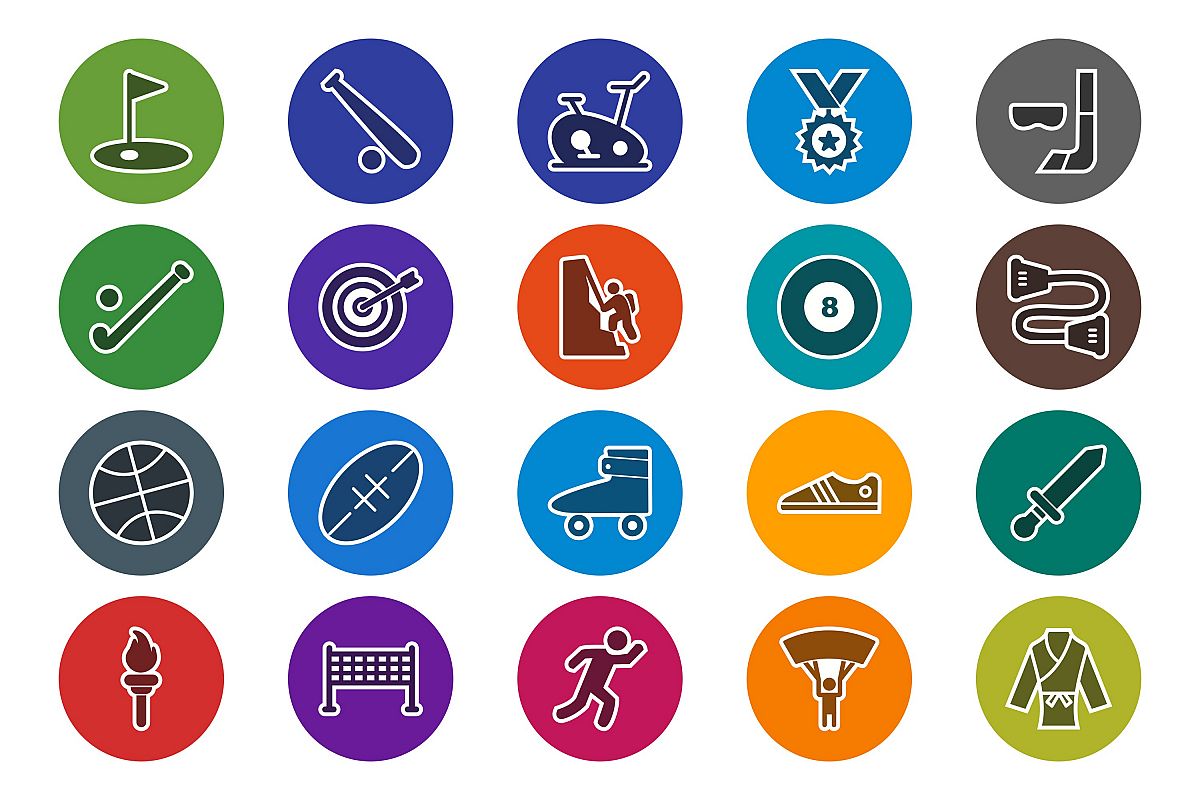 Set Of Sports And Game Icons example image 1