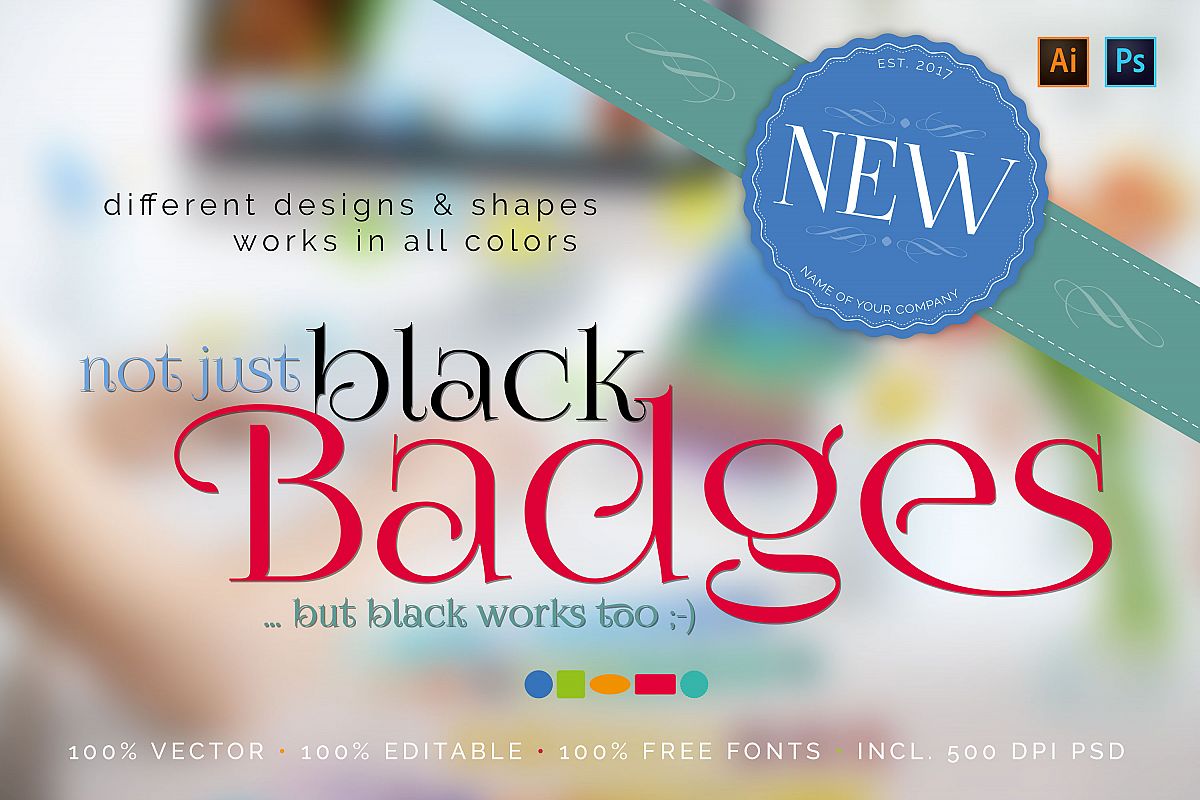 Not just black badges ;-) example image 1