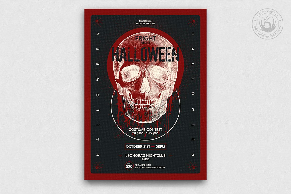Halloween Flyer Template V25 example image 1