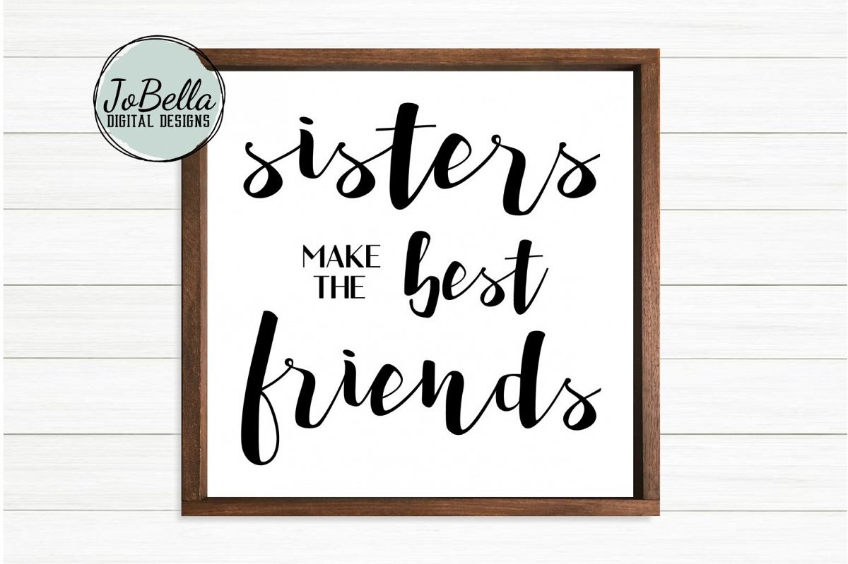 Download Sister SVG, Sublimation Design and Printable