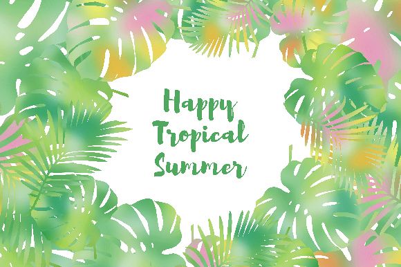 Set Tropical Design. example image 1