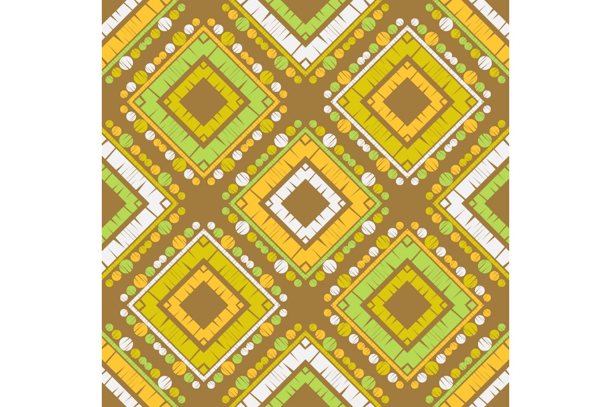 Ethnic boho ornament. Set of 10 seamless patterns. example image 1