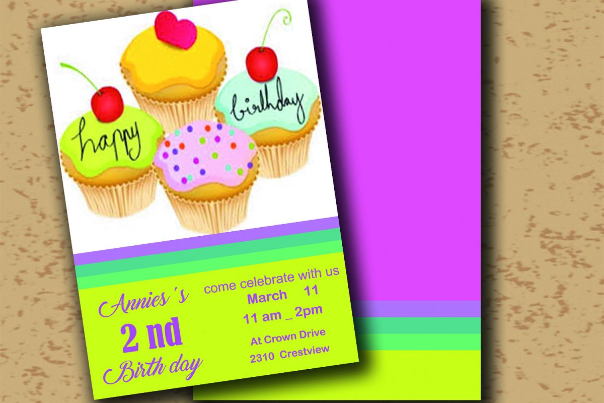 birthday invitation example image 1