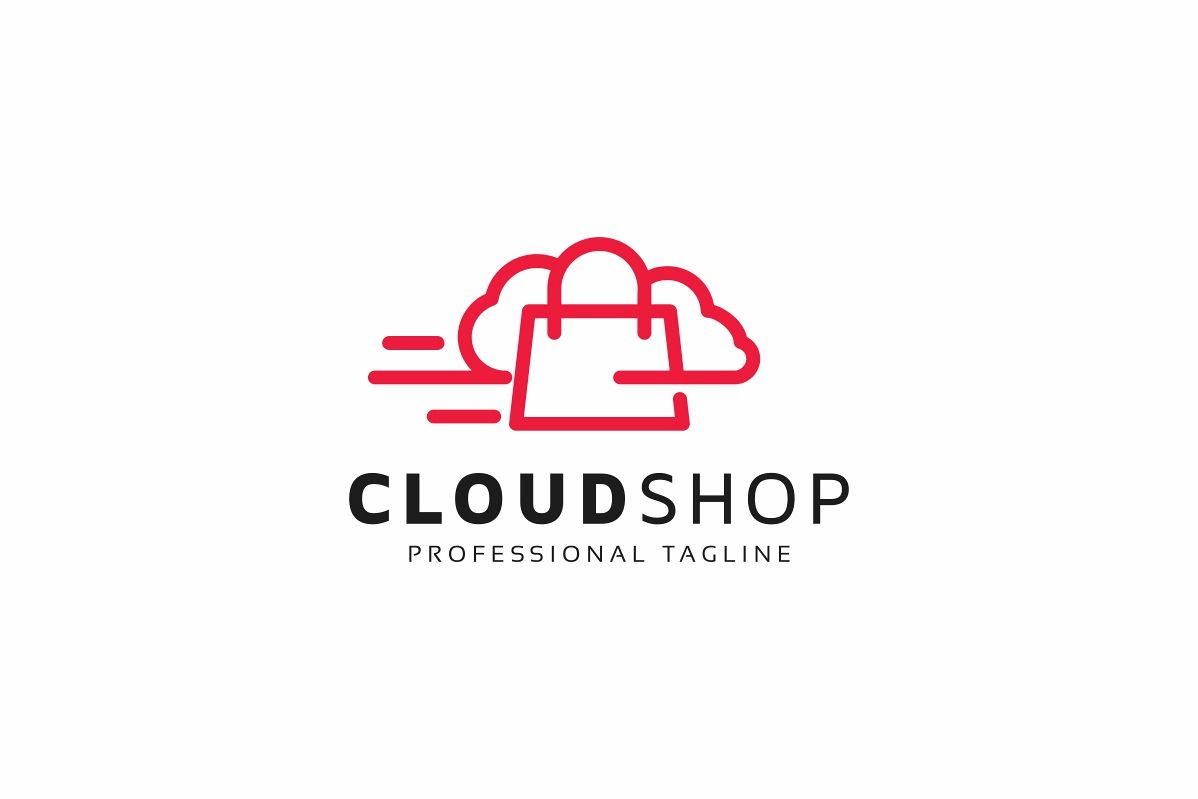 Cloud Shop Logo example image 1