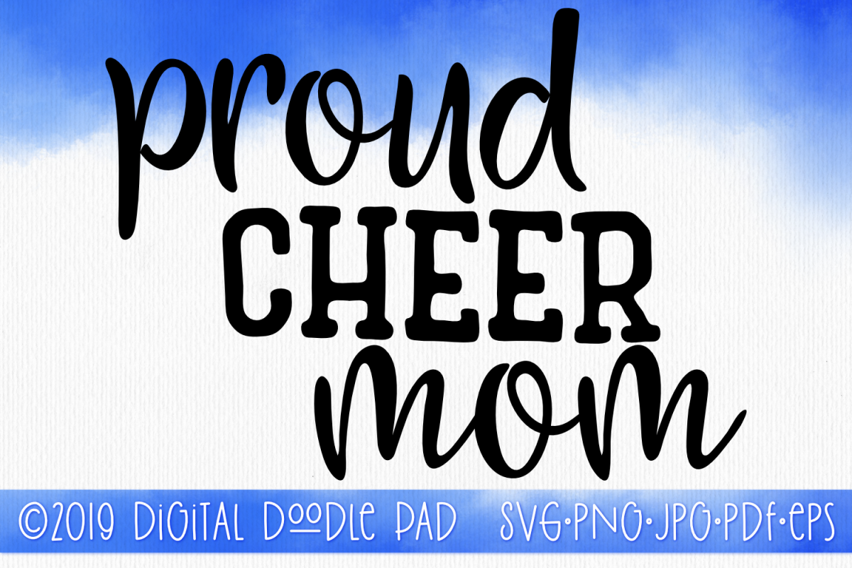 Cheer Mom SVG, Sports SVG example image 1