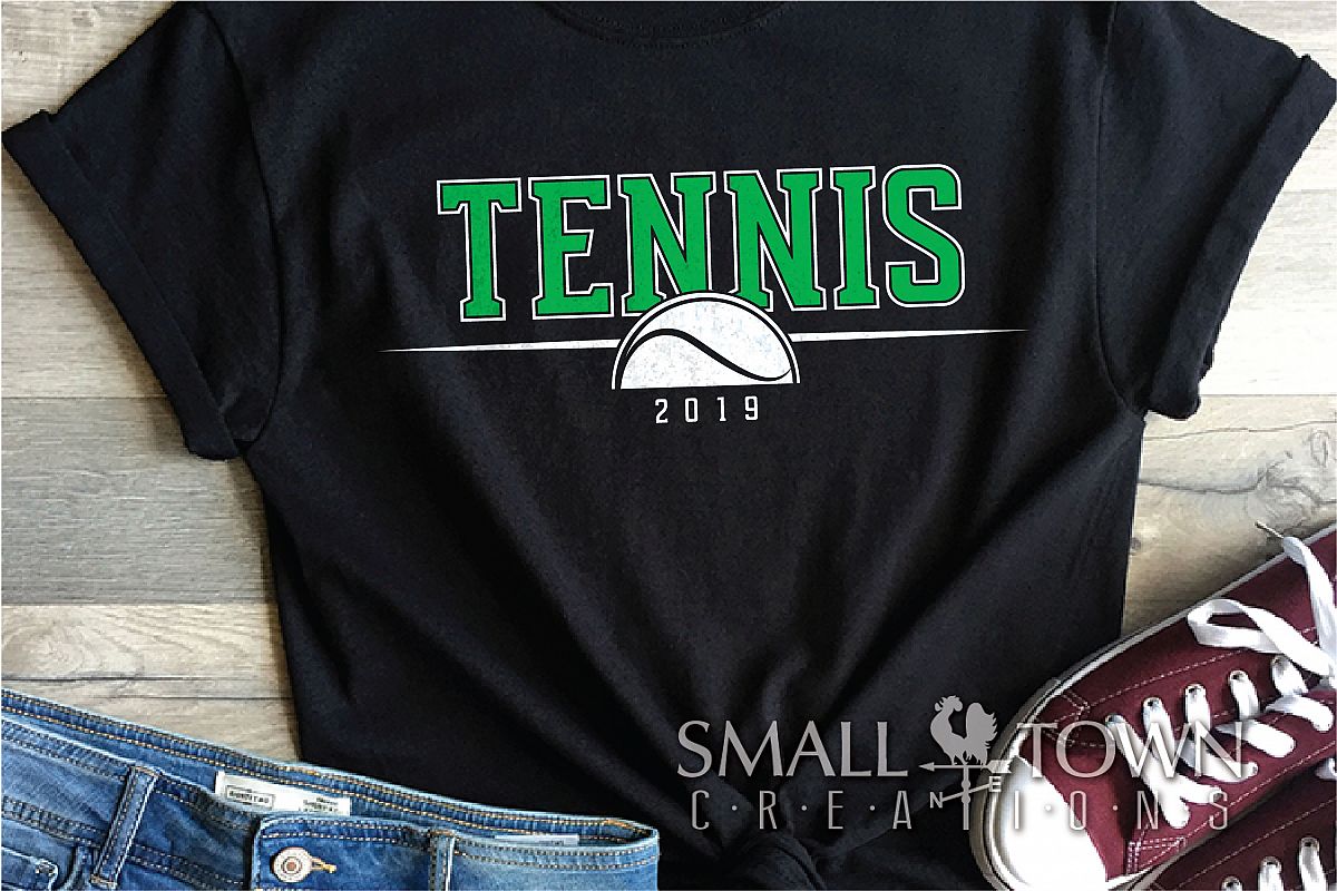 Tennis, tennis ball, Sports, Team logo, PRINT, CUT & DESIGN example image 1